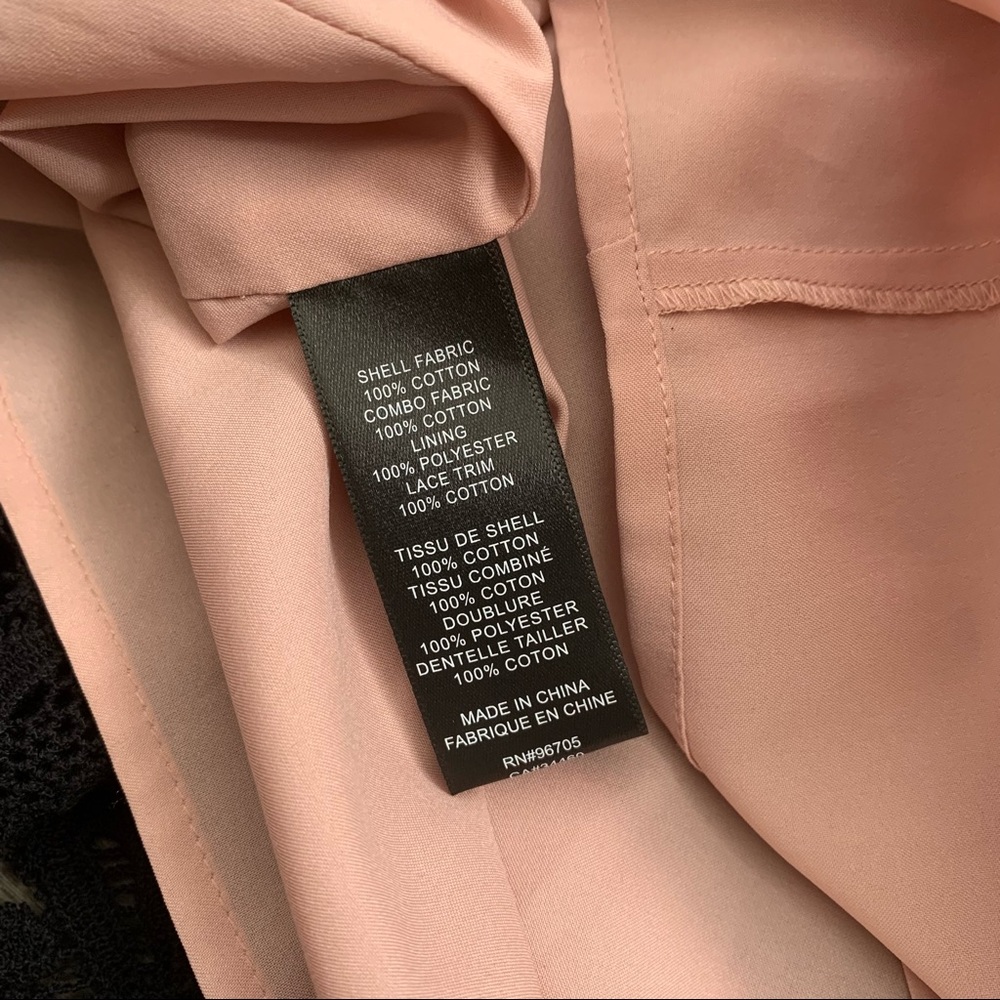 Rebecca Taylor Short Sleeve Mixed Dress Size 6 - Picture 14 of 16